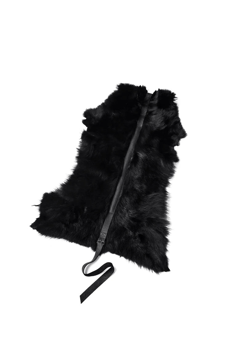 COYOTE FUR STOLE / BLK