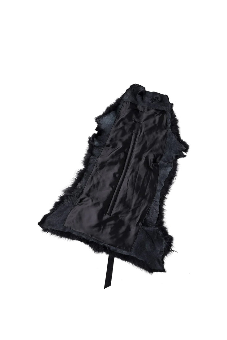 COYOTE FUR STOLE / BLK