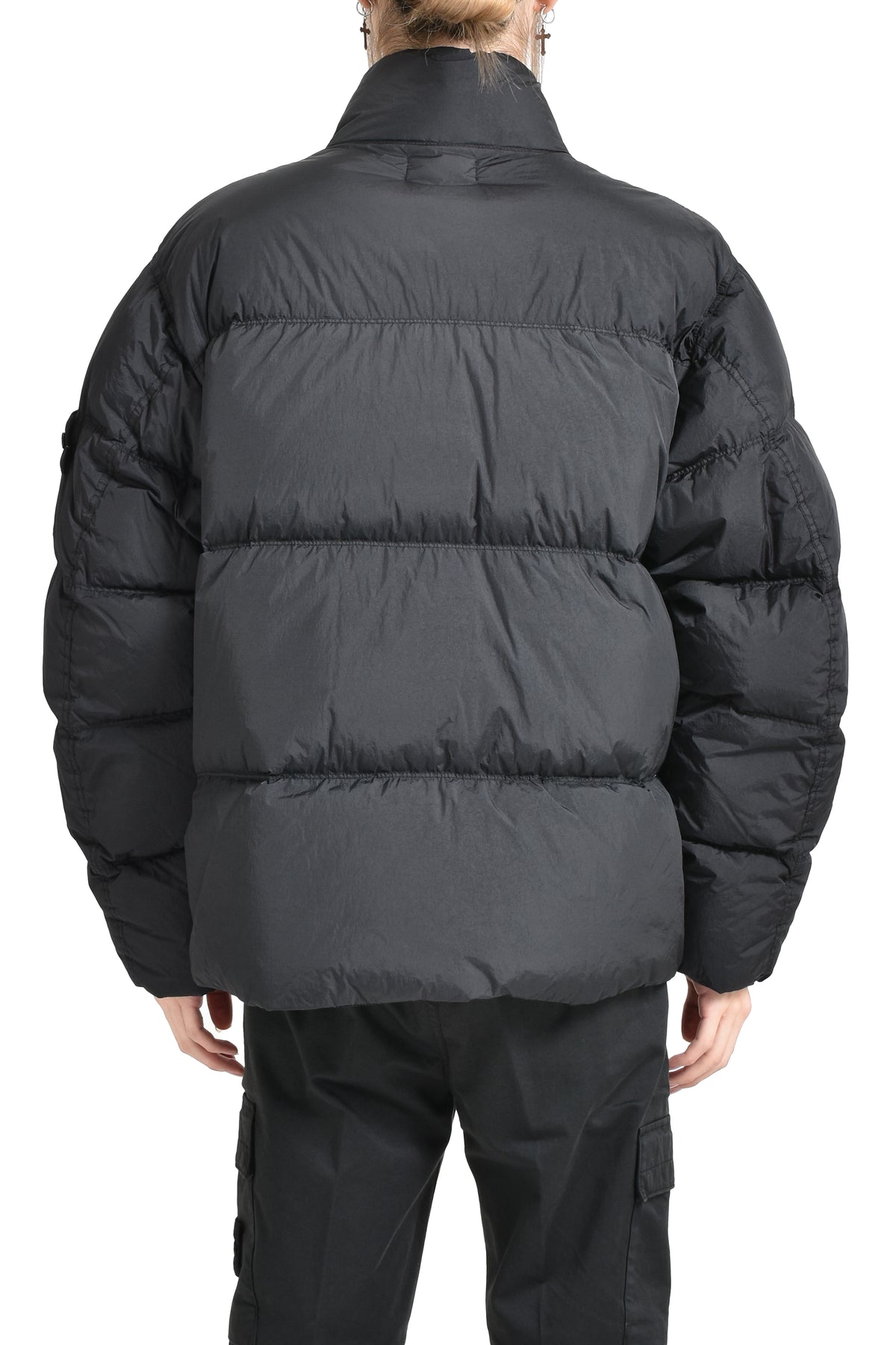 RECYCLED LIGHT NYLON DOWN JACKET / BLK