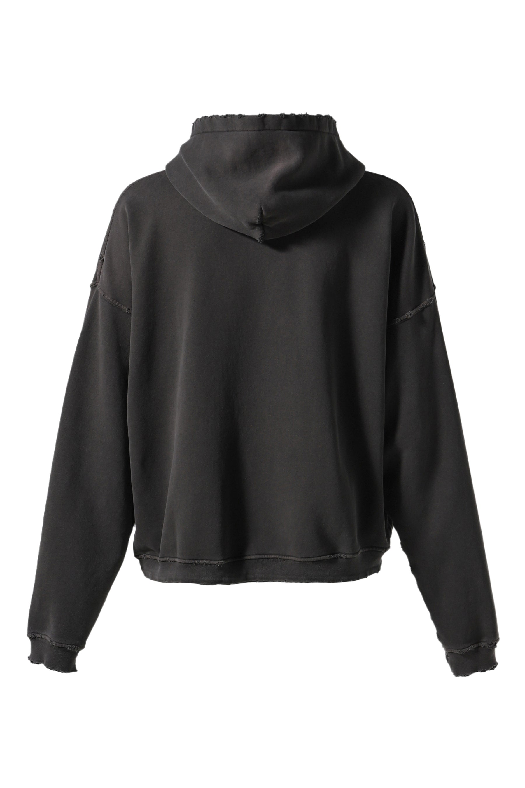 CLASSIC LOGO HOODIE / WASHED BLK