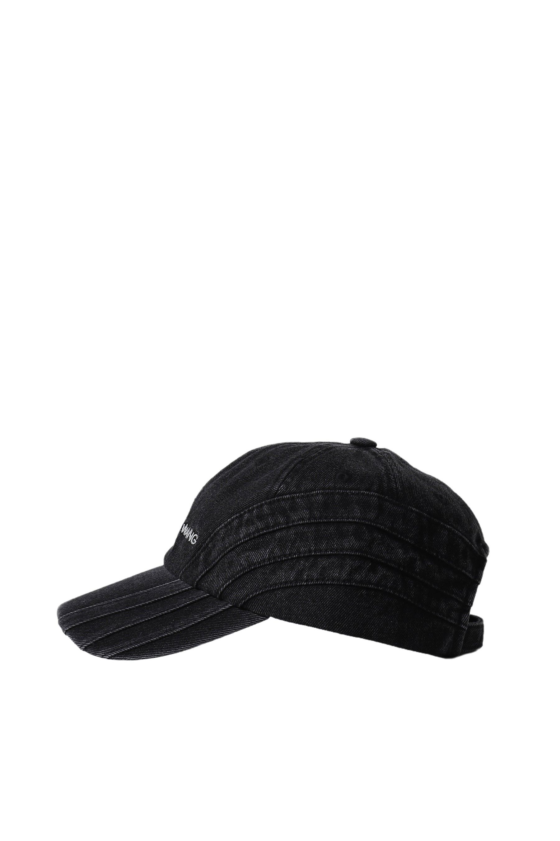 BLACK DENIM CAP / BLK