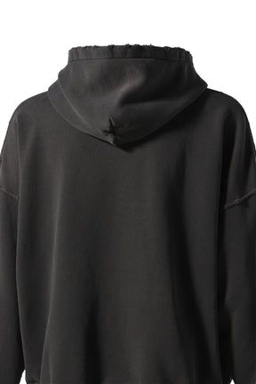 CLASSIC LOGO HOODIE / WASHED BLK