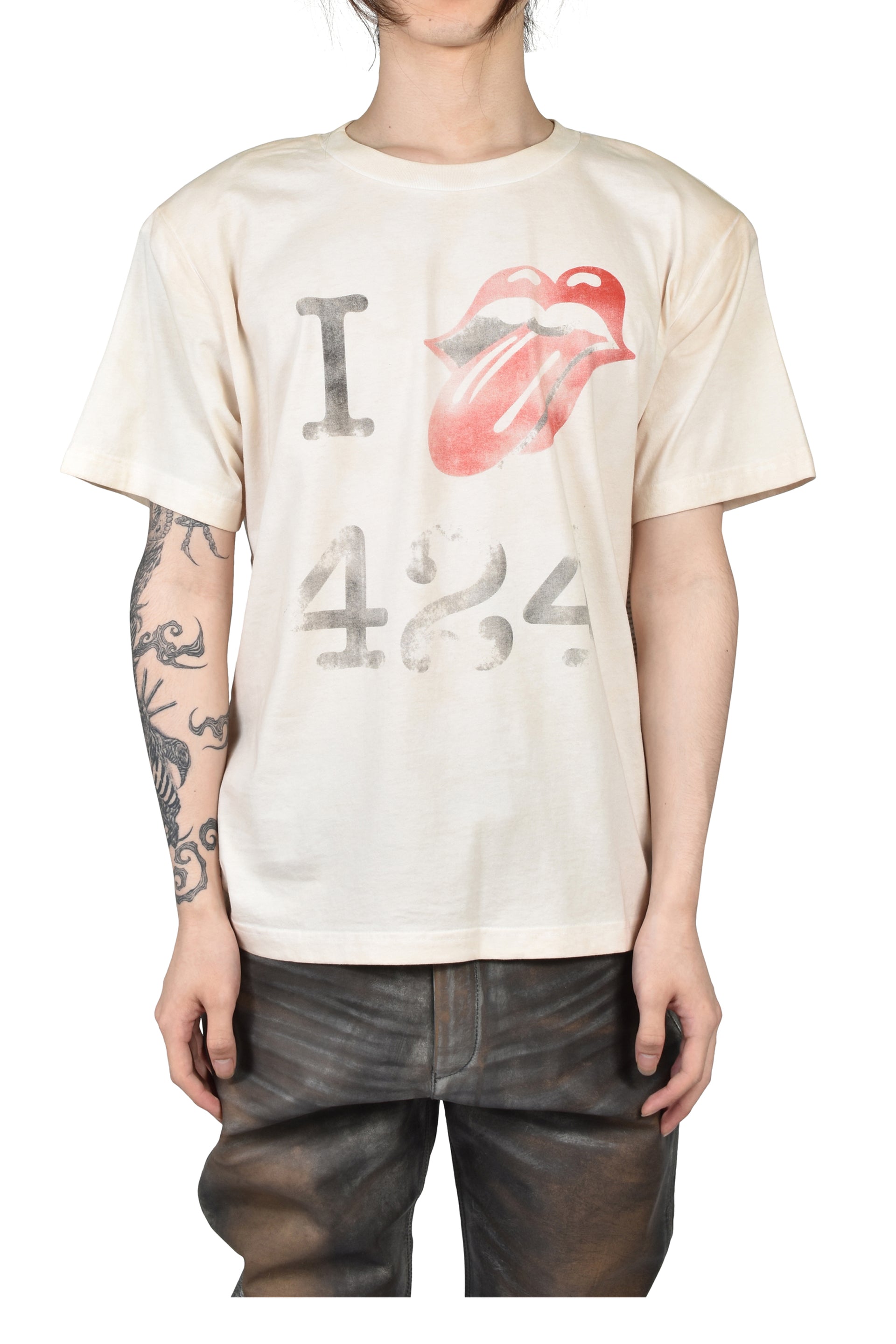 I LOVE 424 TONGUE / SALT WHT