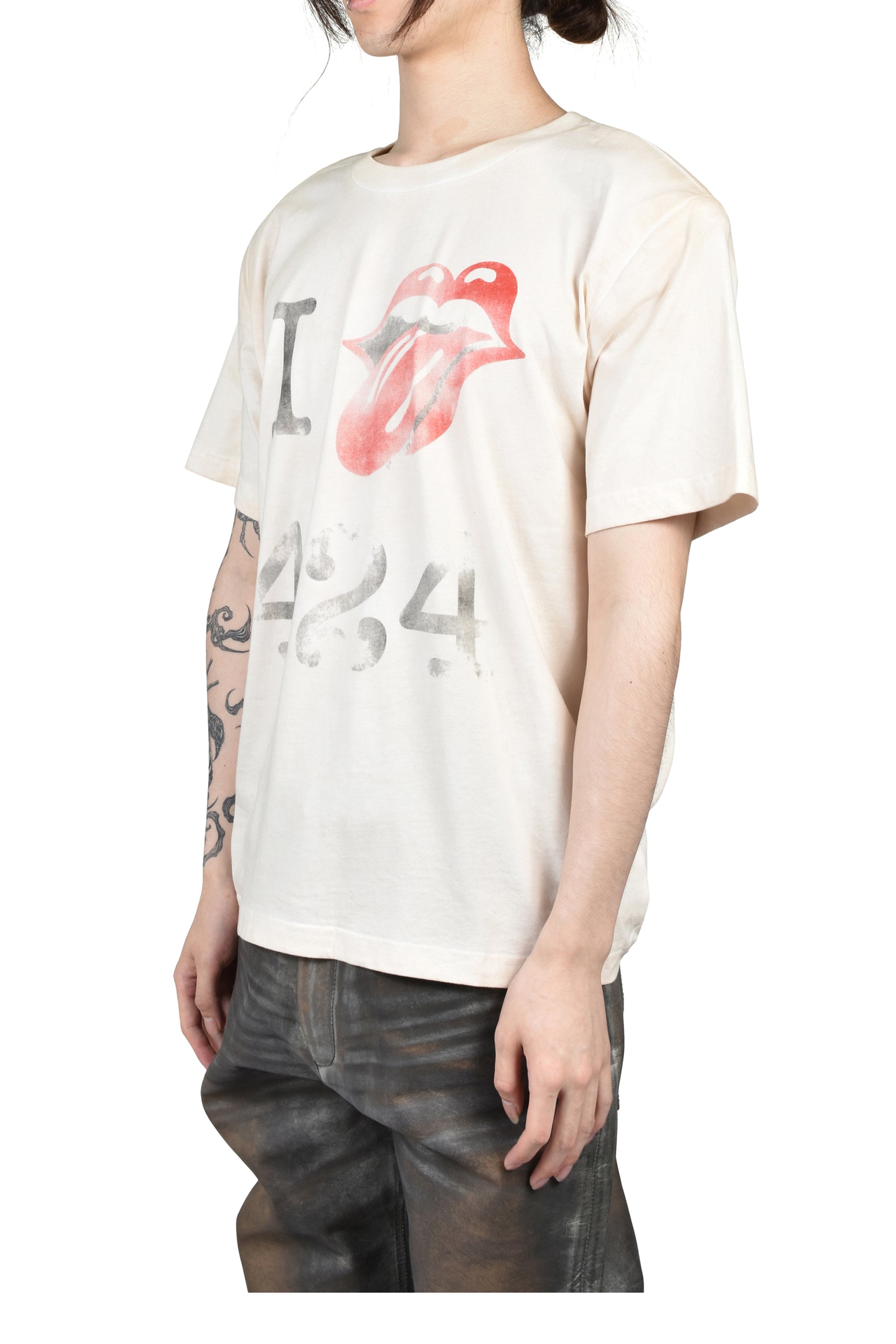 I LOVE 424 TONGUE / SALT WHT