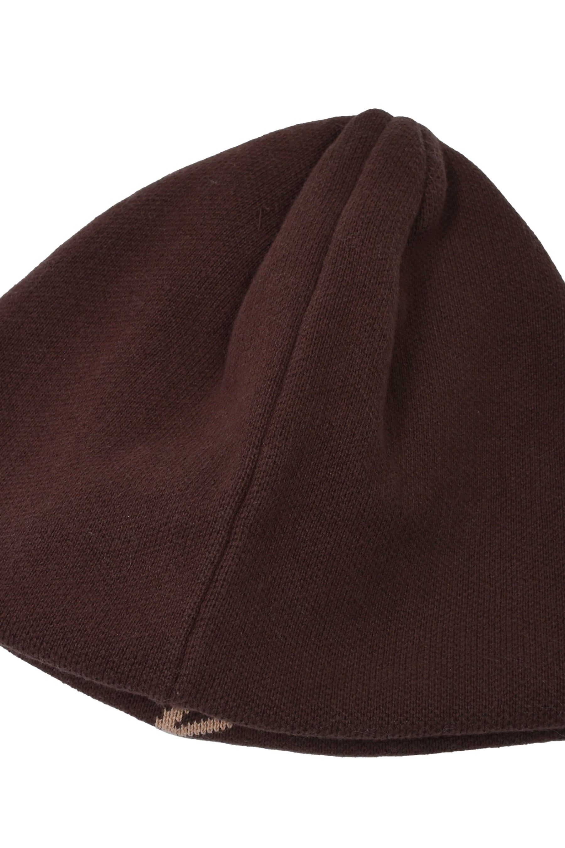 BIG LOGO BEANIE / BRWN