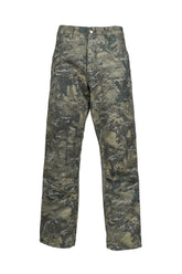 DOUBLE KNEE PANT / CAMO COMBI GRN
