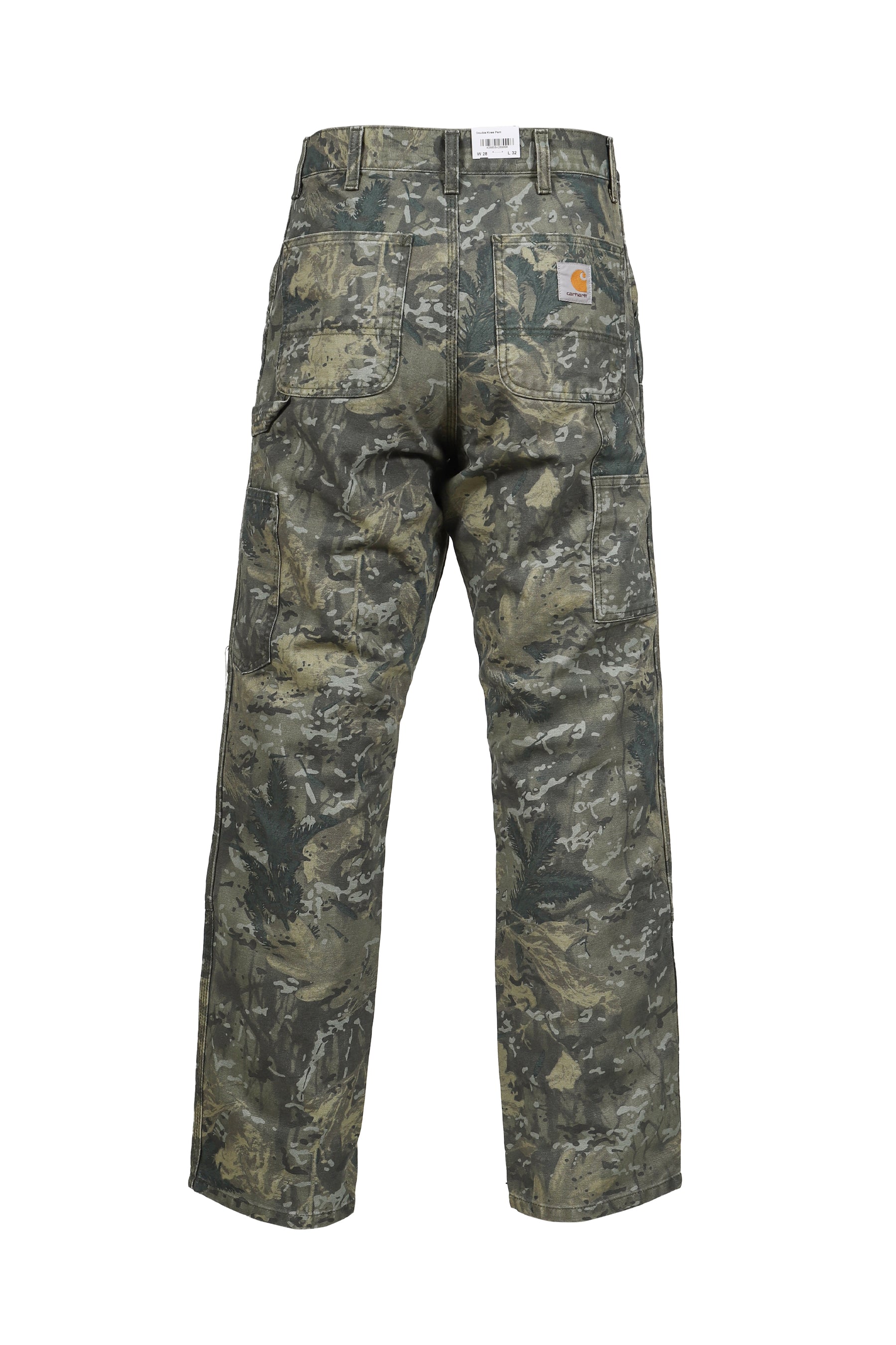 DOUBLE KNEE PANT / CAMO COMBI GRN