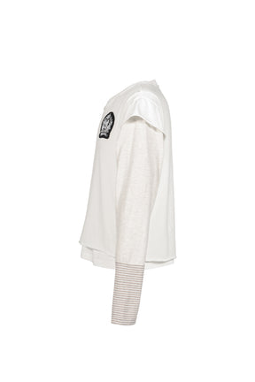 LAYERED PATCH LONG SLEEVE / IVO