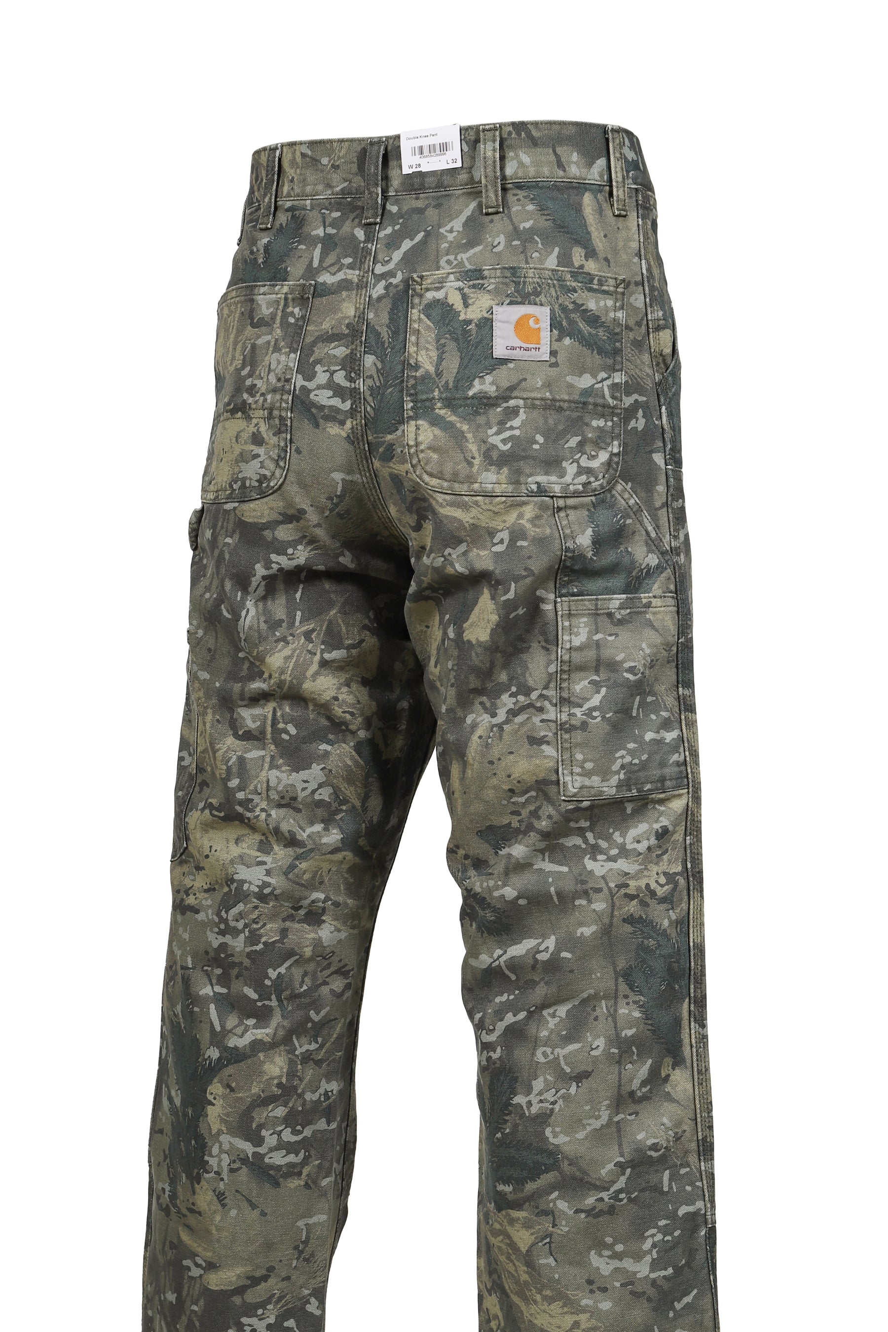 DOUBLE KNEE PANT / CAMO COMBI GRN