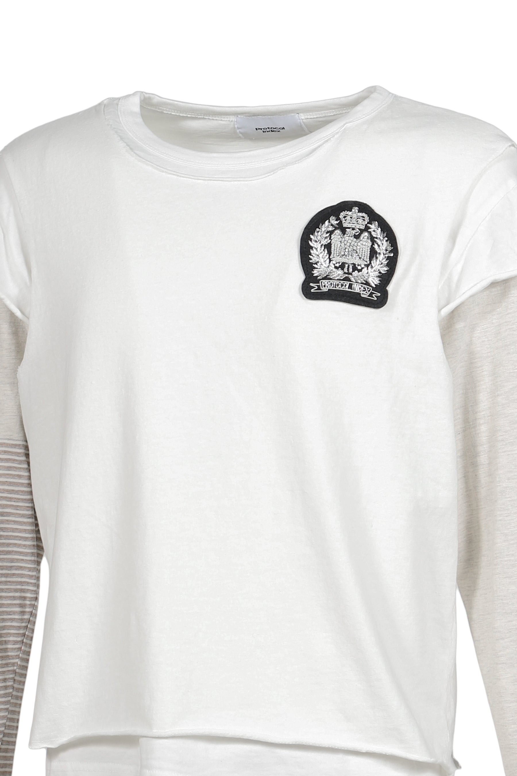 LAYERED PATCH LONG SLEEVE / IVO