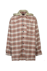 HOODED FLANNEL SHIRTS / ORG