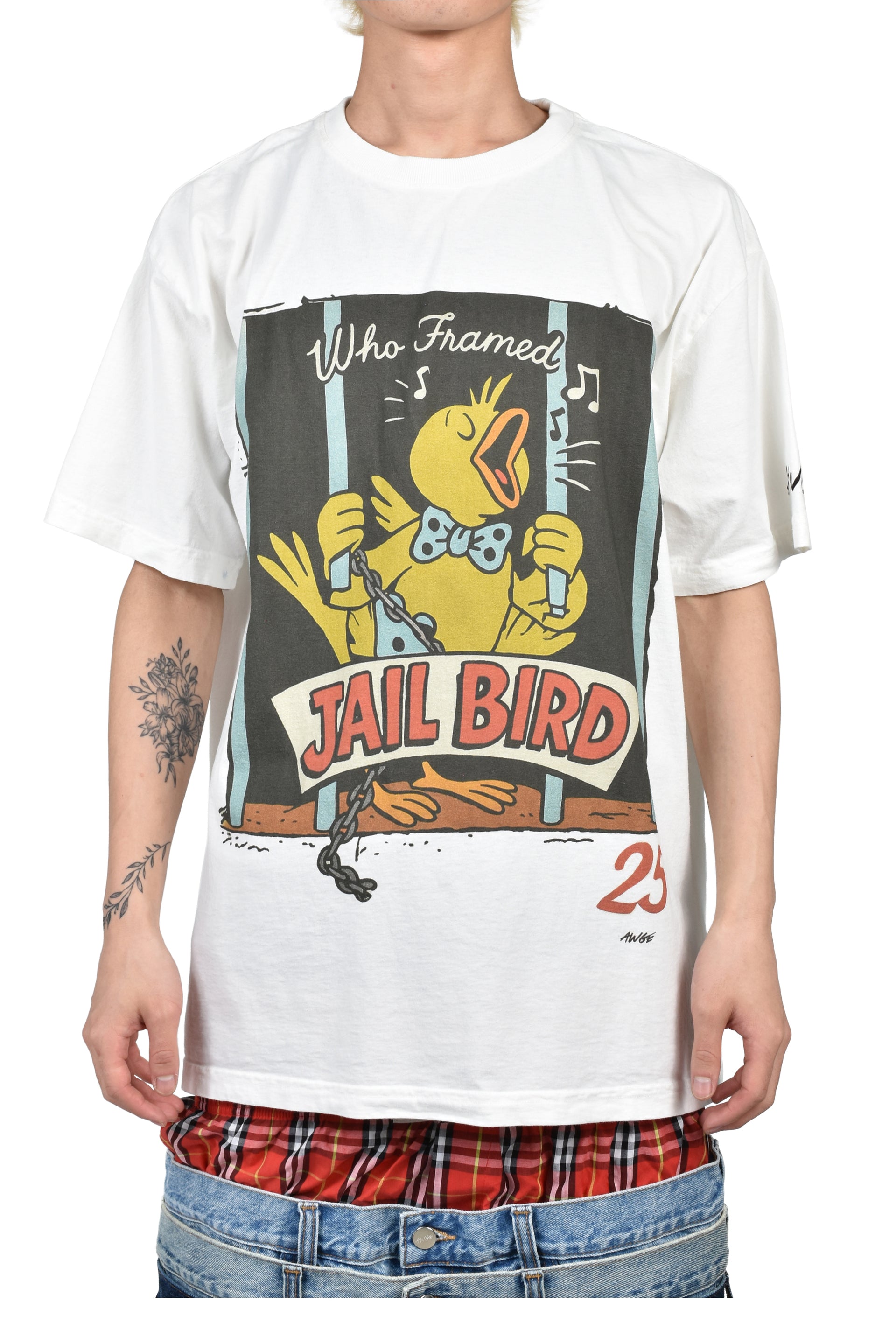 JAILBIRD TEE / WHT
