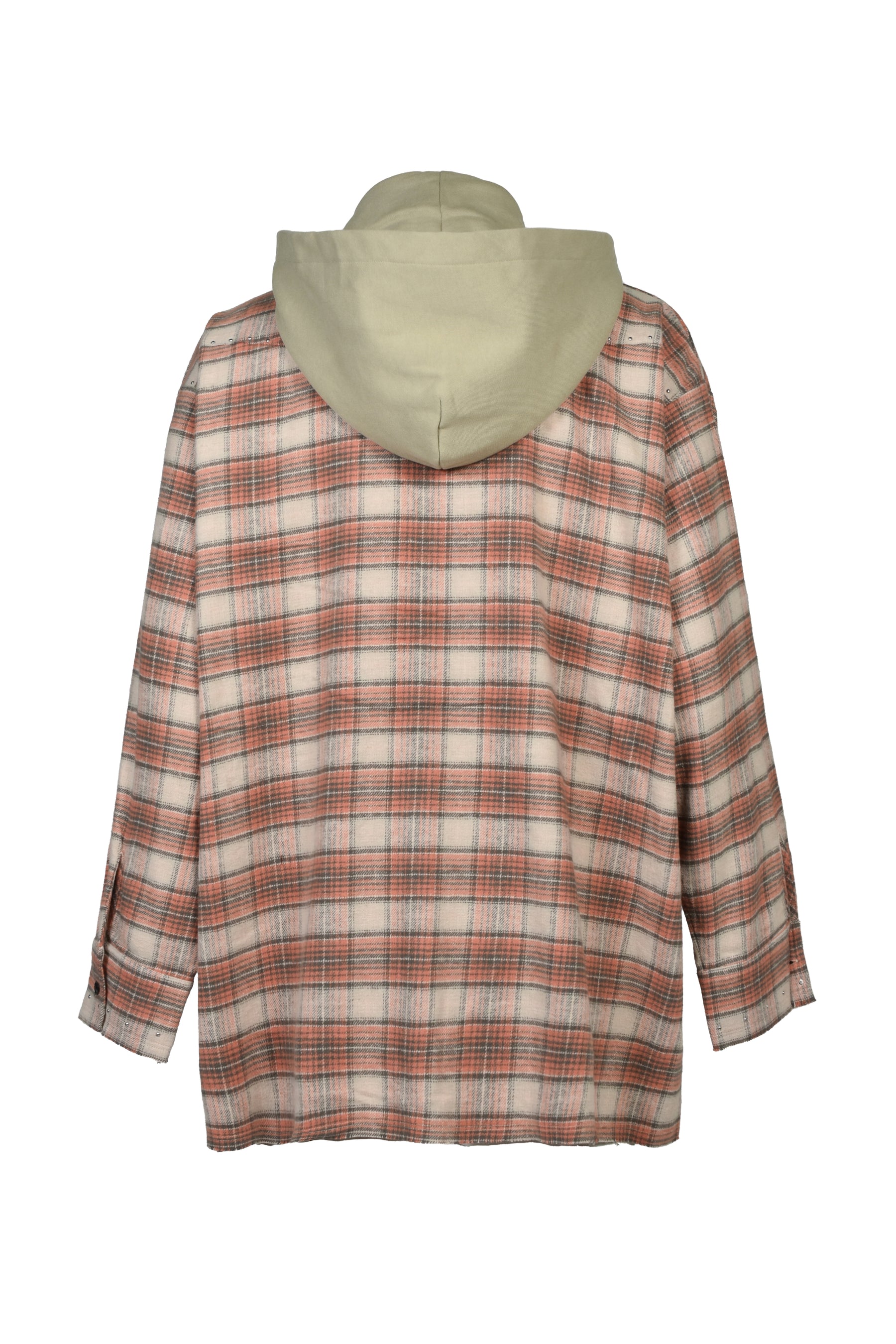 HOODED FLANNEL SHIRTS / ORG