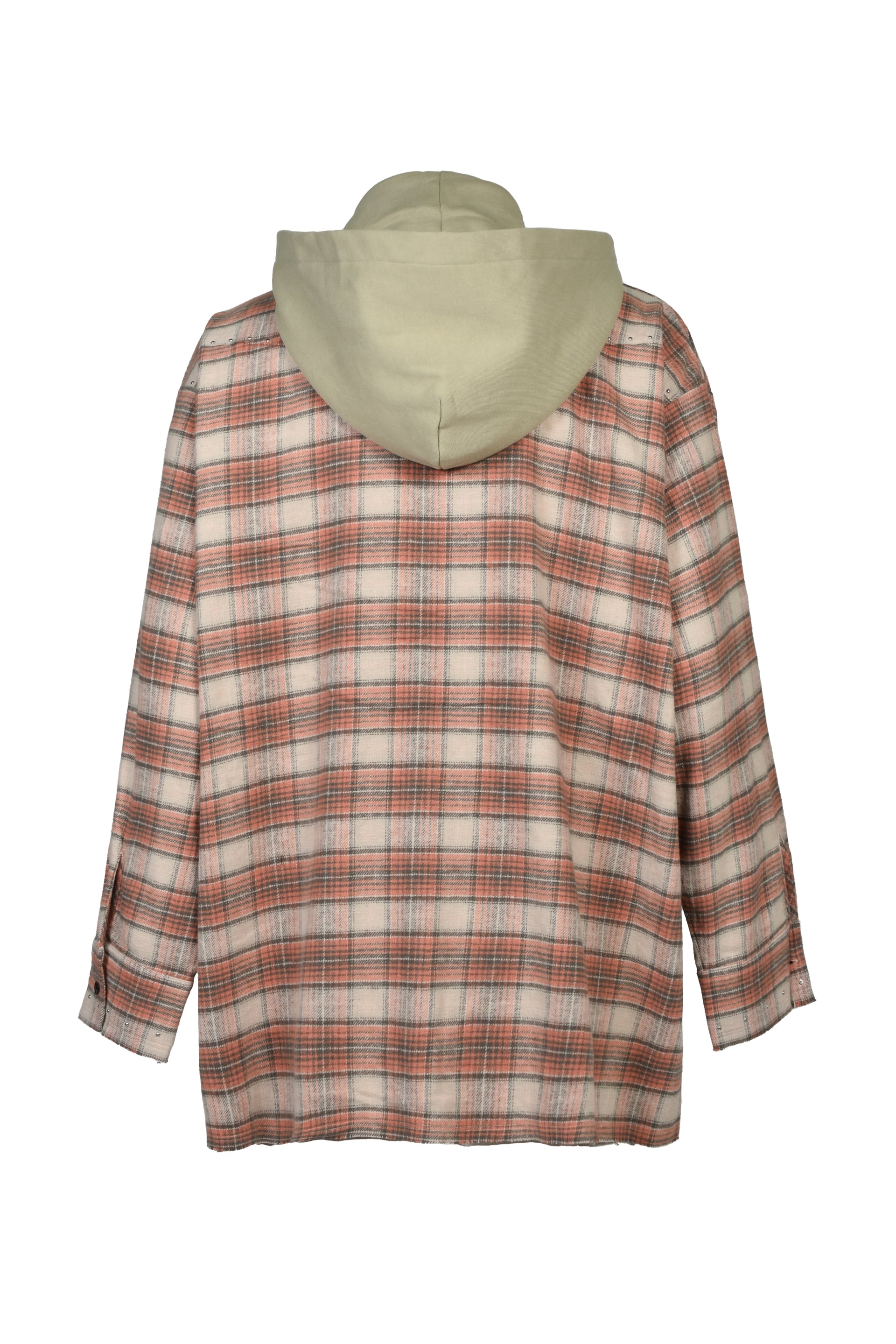 HOODED FLANNEL SHIRTS / ORG