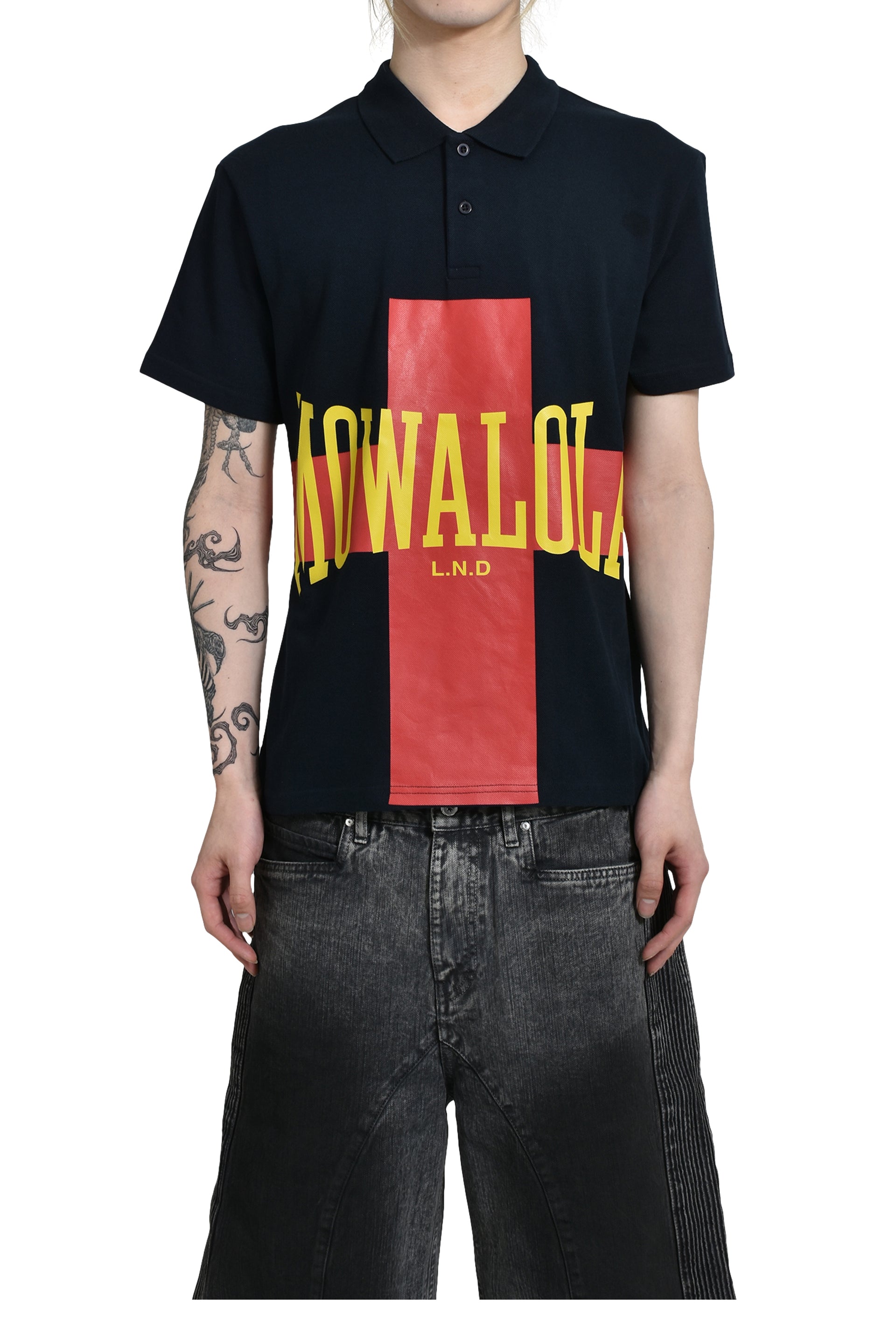 MOWALOLA Tシャツ L.N.D. ブラック MOWALOLA Tシャツ - NUBIAN