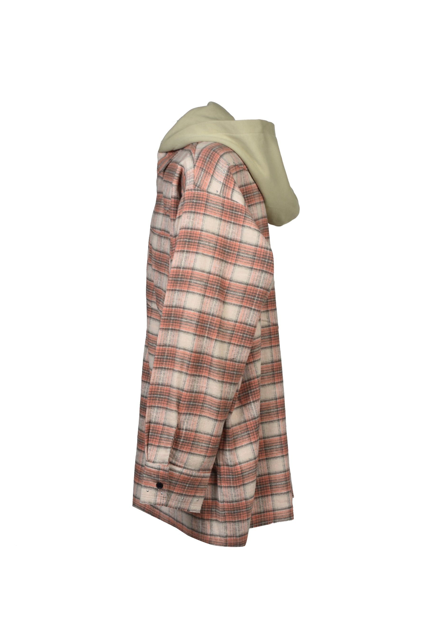 HOODED FLANNEL SHIRTS / ORG