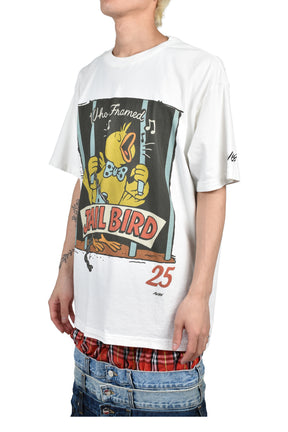 JAILBIRD TEE / WHT
