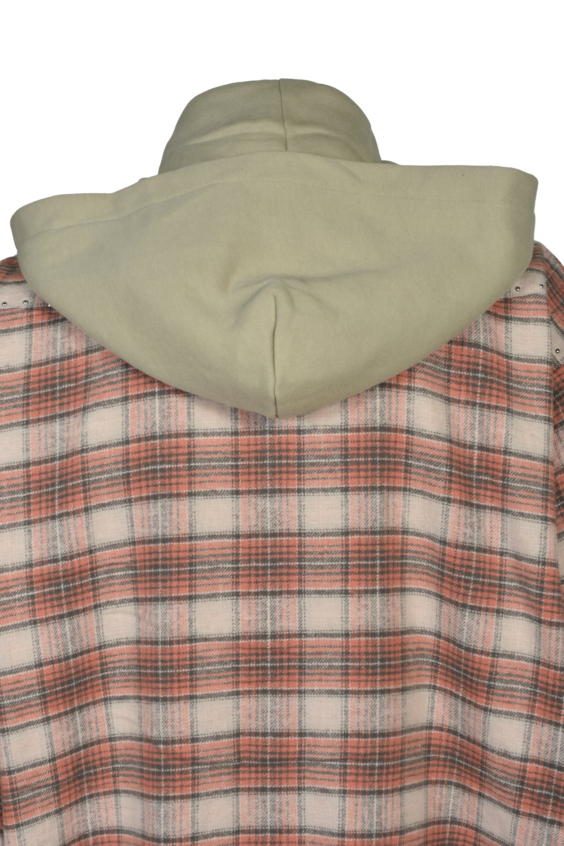 HOODED FLANNEL SHIRTS / ORG