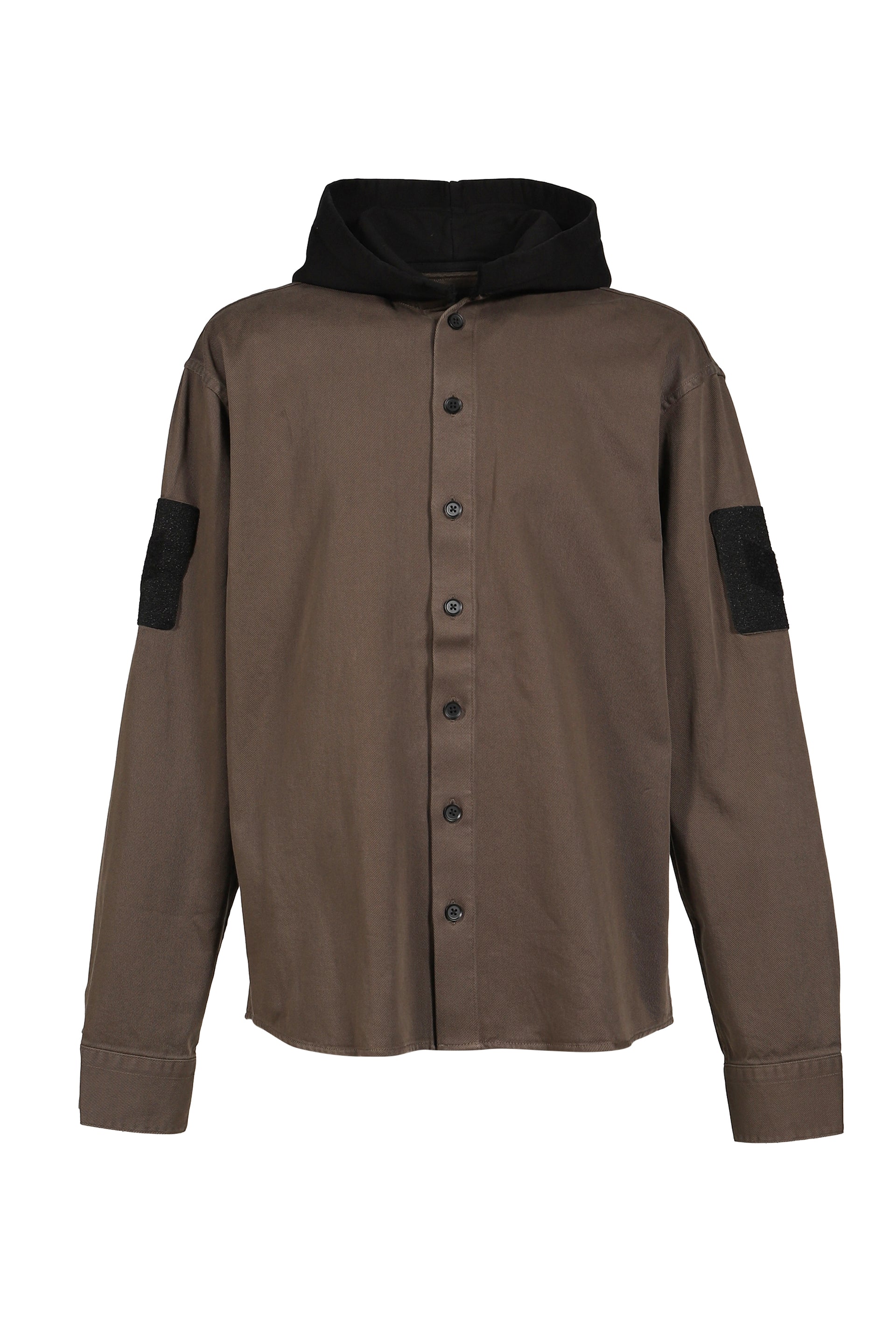 HOODED SHIRT / KHA