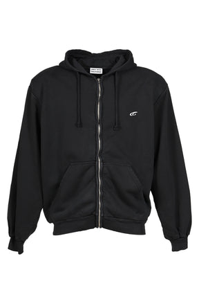 SHOULDER PAD HOODIE V2 / BLK