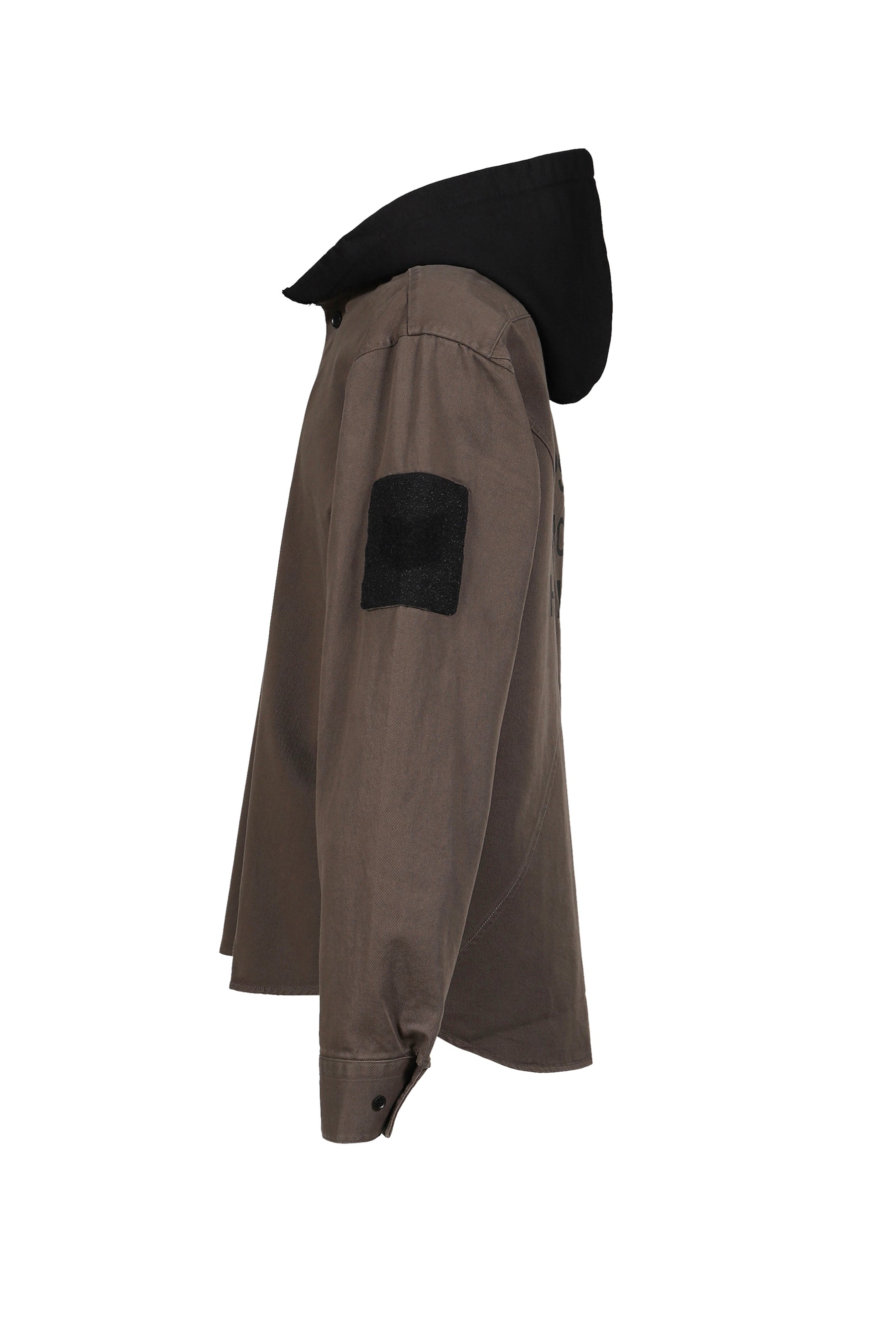 HOODED SHIRT / KHA