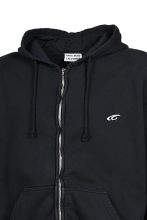 SHOULDER PAD HOODIE V2 / BLK