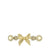 LONG BOWKNOT GEMSTONE HAIR CLIP / GLD