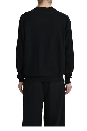 LEMAIRE RELAXED TWISTED CARDIGAN / BLK