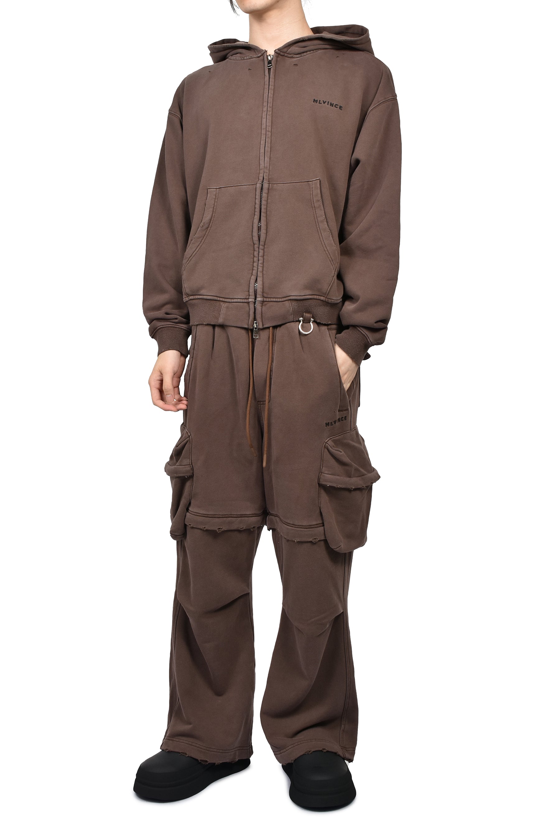 2WAY SWEAT CARGO PANTS (20TH EXCLUSIVE) / BRWN