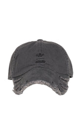 AVAVAV DOUBLE BRIM SLASHED CAP / BLK