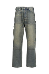 BAGGY DENIM DOUBLE KNEES (EXCLUSIVE) / MUD WASH IND