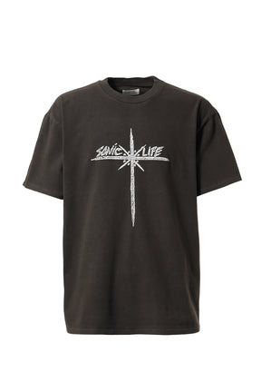 SONIC YOUTH SONIC LIFE TEE / BLK