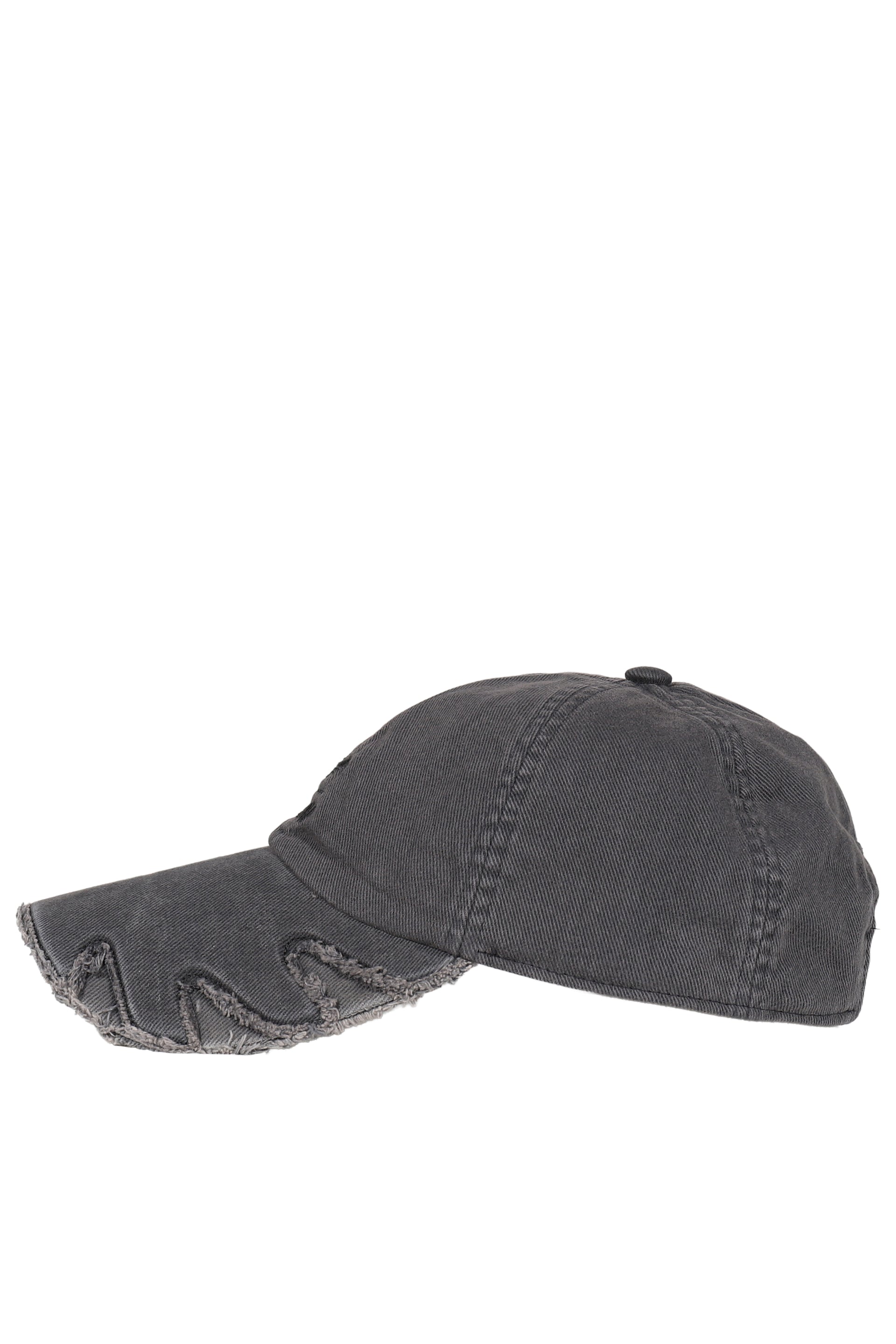 AVAVAV DOUBLE BRIM SLASHED CAP / BLK