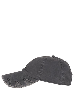 AVAVAV DOUBLE BRIM SLASHED CAP / BLK