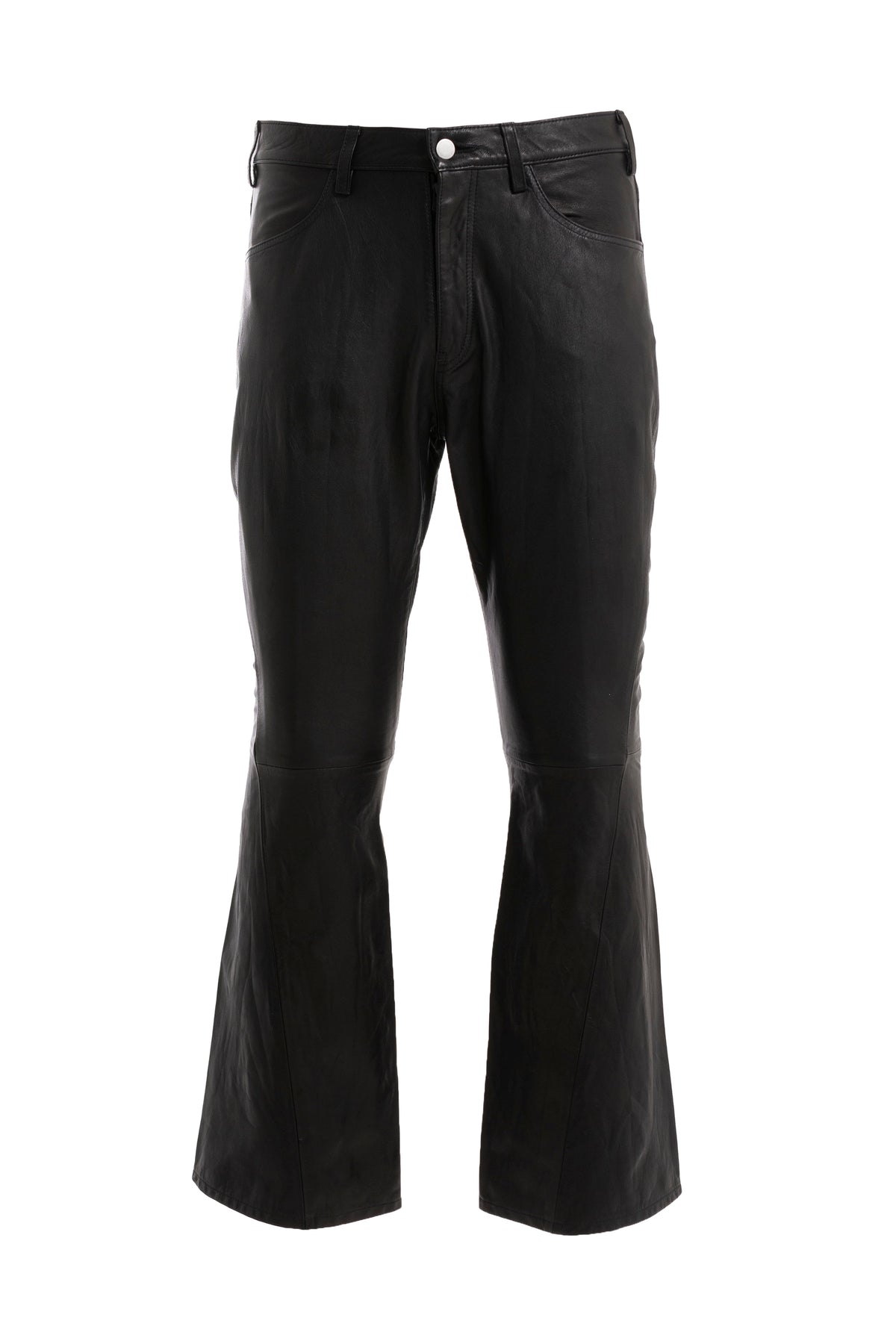 #146 LEATHER TROUSERS 2.0 / BLK