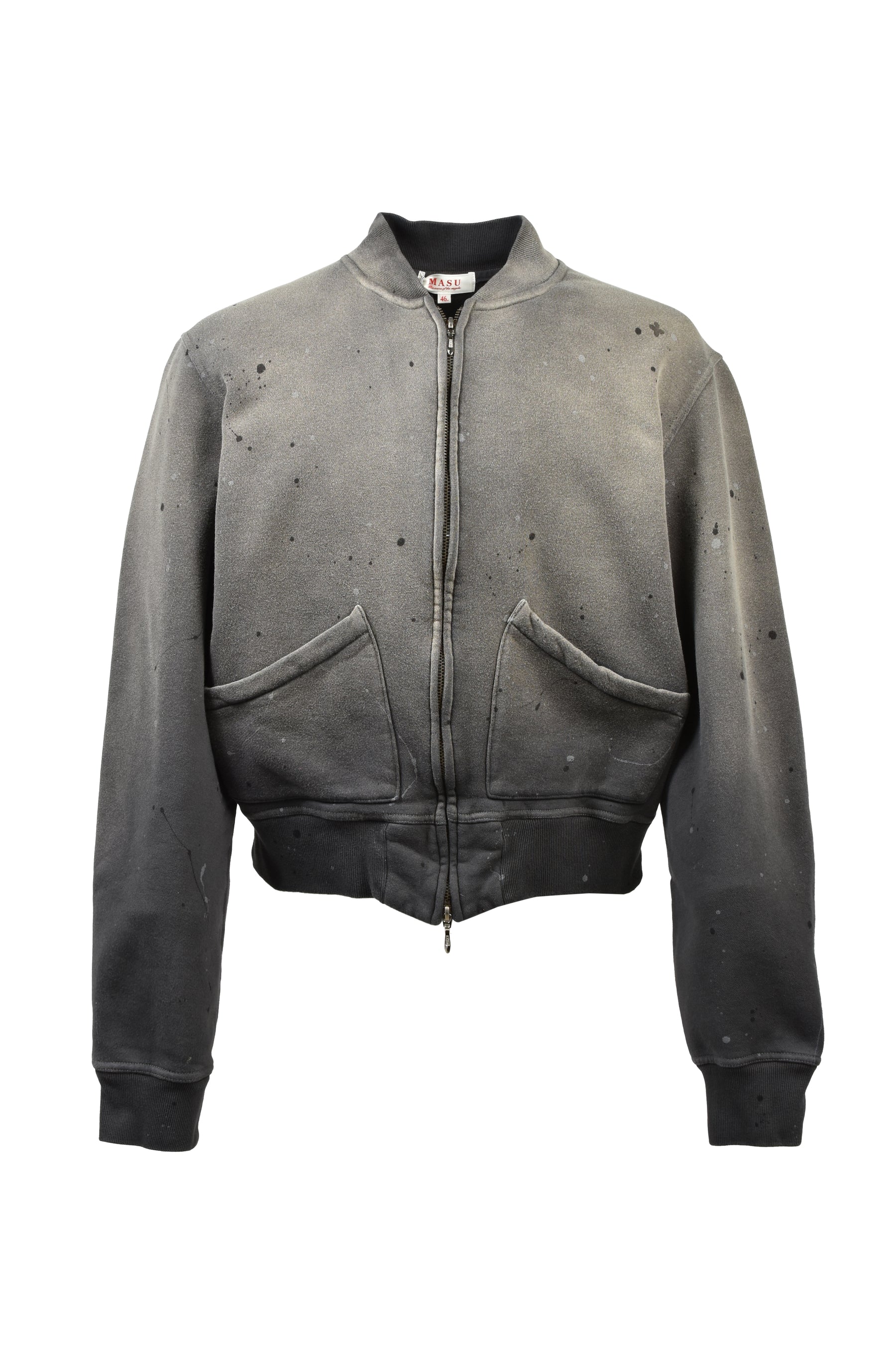 CLOVER SPLATTER SWEAT BLOUSON / BLK