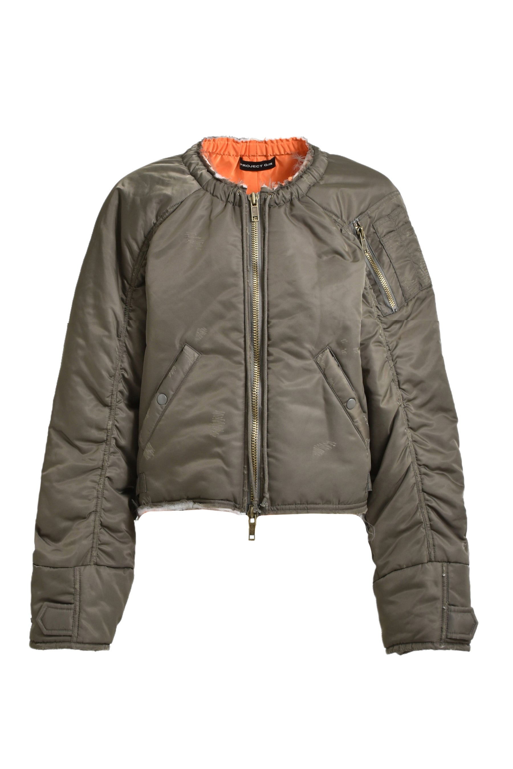 RECONSTRUCTED BOMBER JACKET / KHA