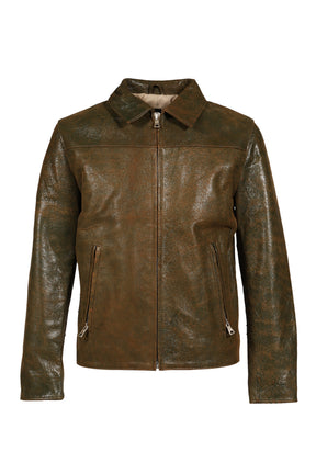 LEATHER USED GREEN / BRW