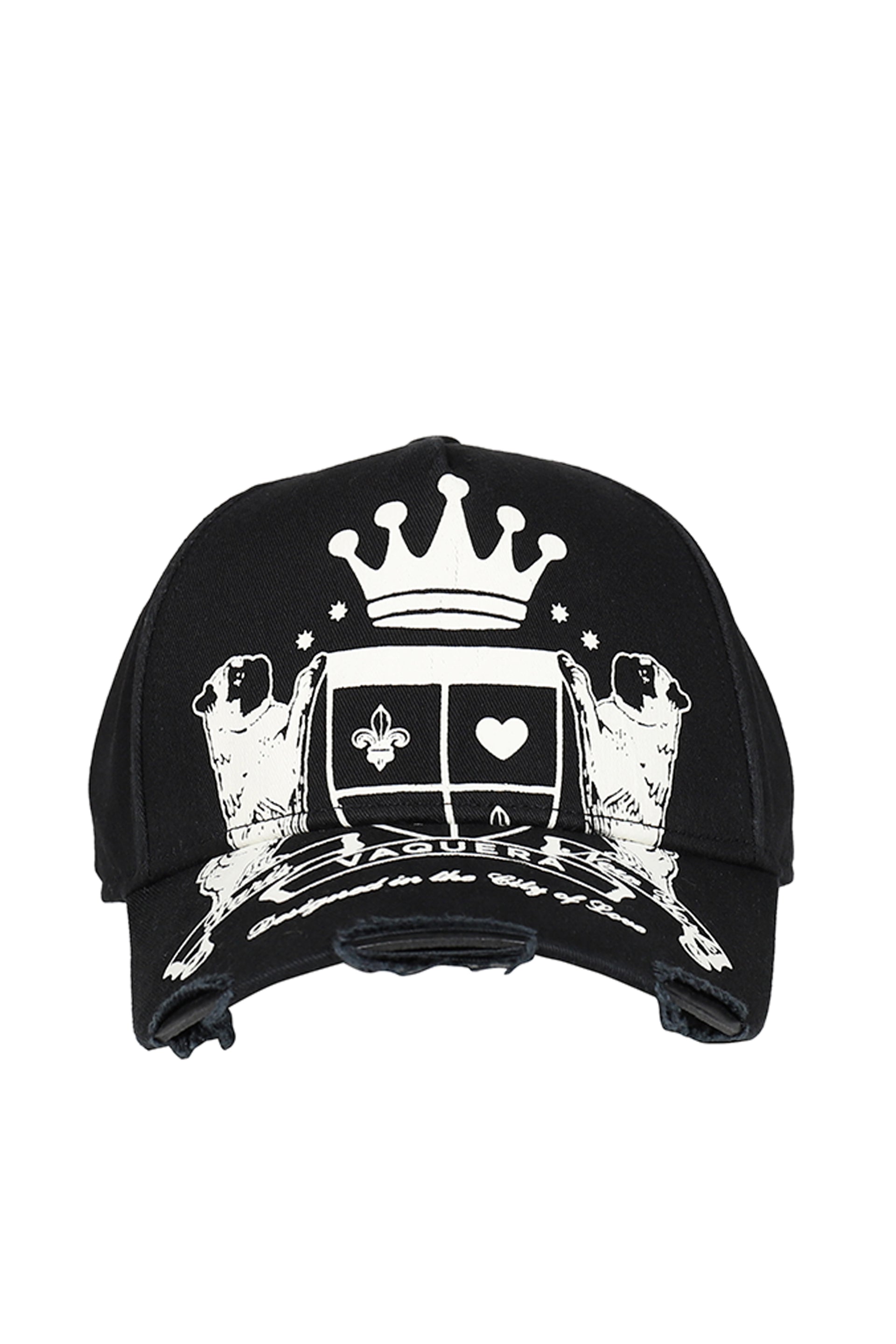 CROWN BASEBALL HAT WOVEN / BLK