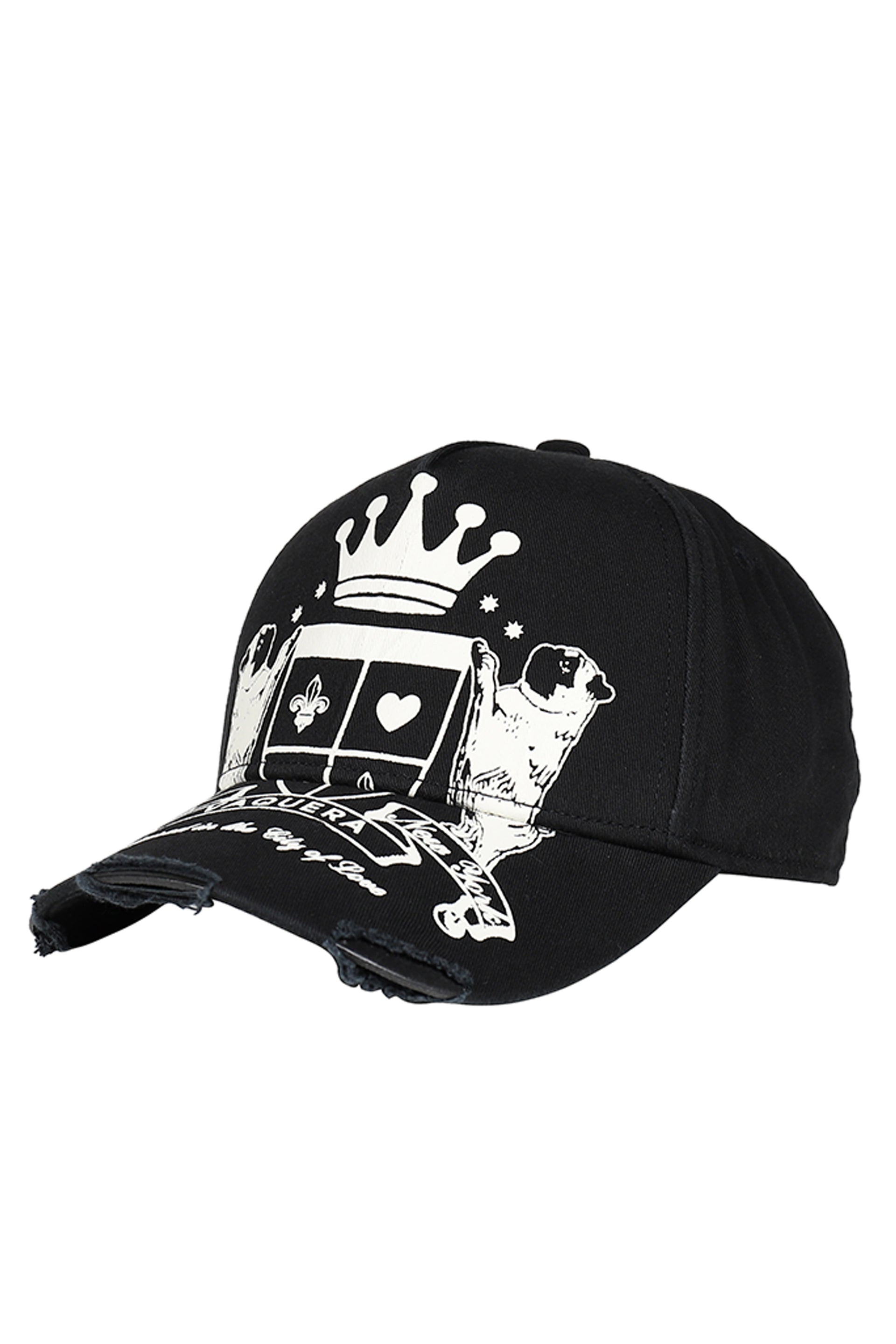 CROWN BASEBALL HAT WOVEN / BLK