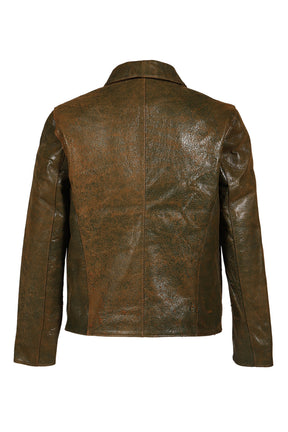 LEATHER USED GREEN / BRW