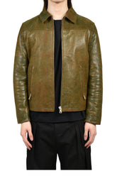 LEATHER USED GREEN / BRW