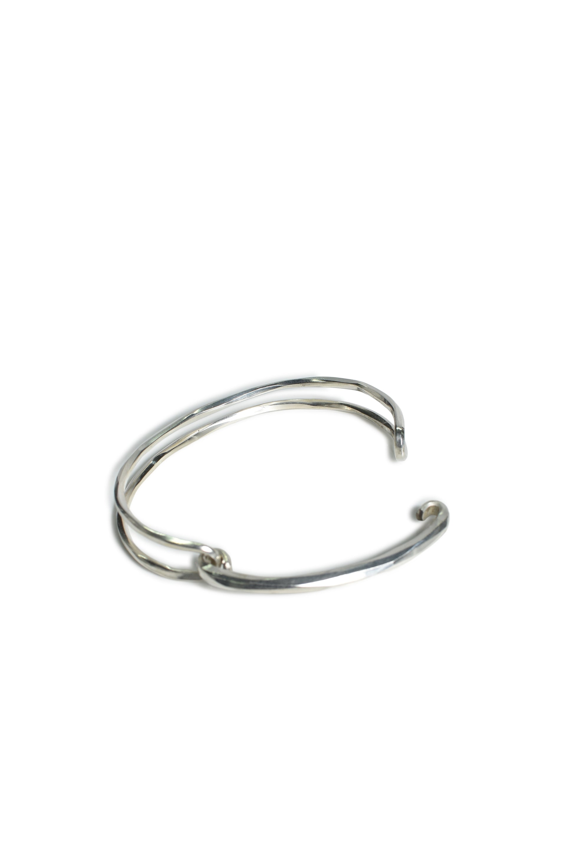 BRACELET HAMMERED LINK / SIL