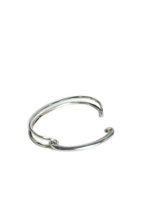 BRACELET HAMMERED LINK / SIL