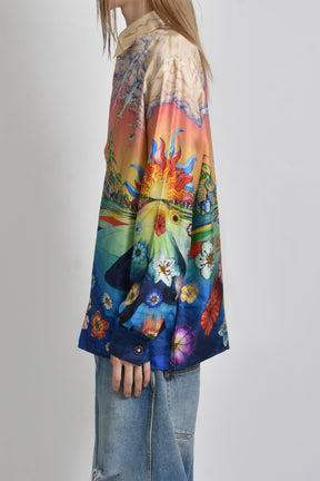 LONG SLEEVE SILK SHIRT / L'ENVOL