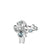 MINI GIRL STAR RING / BLU