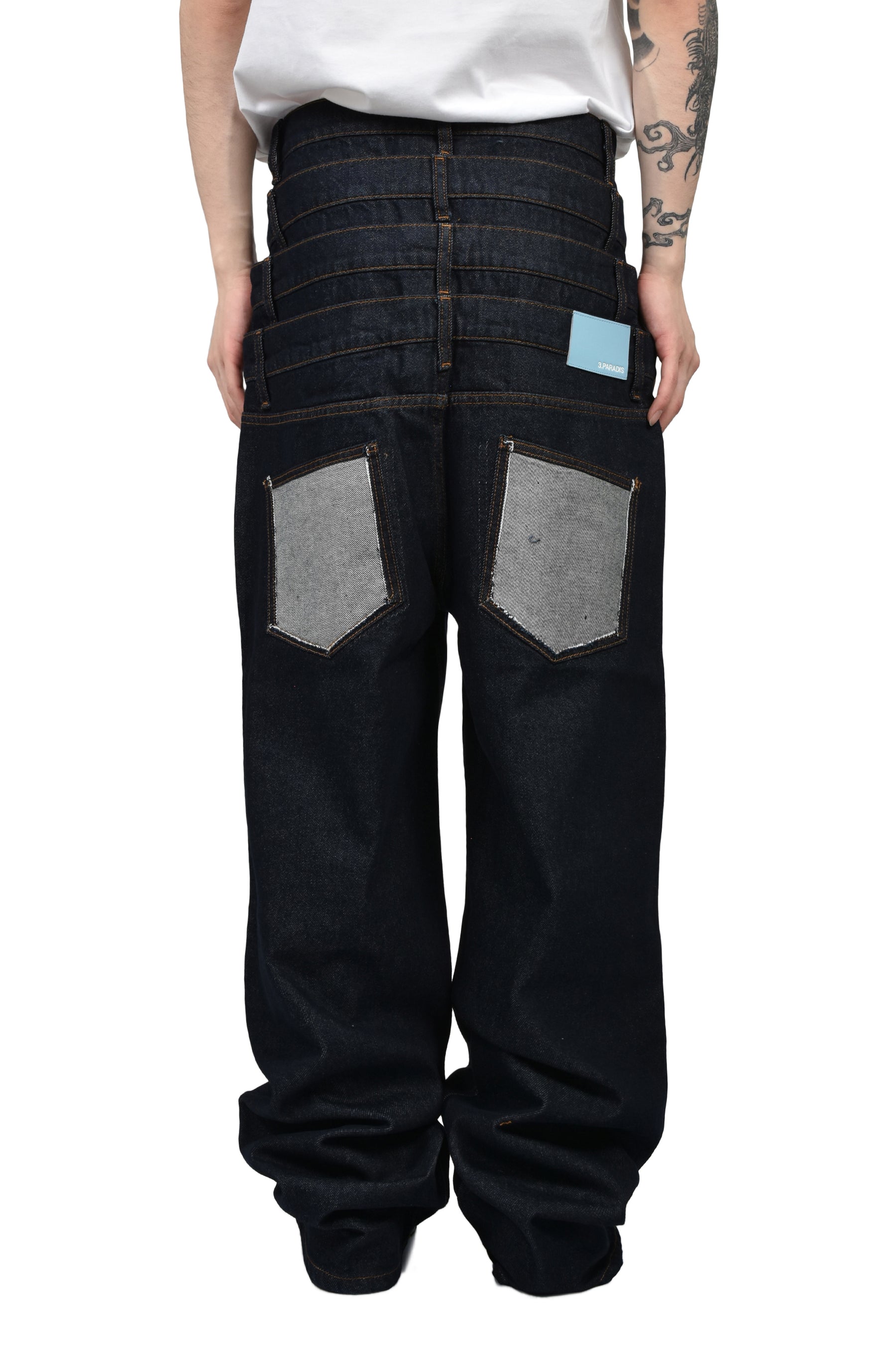 3 PARADIS スリーパラディ SS26 4 WAIST DENIM JEANS (EXCLUSIVE