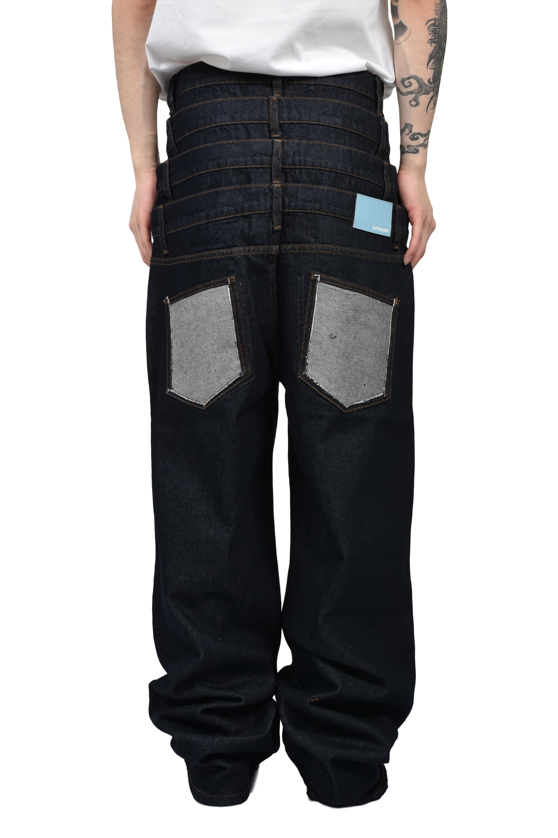 4 WAIST DENIM JEANS (EXCLUSIVE) / RAW IND