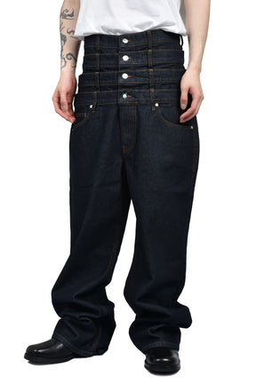 4 WAIST DENIM JEANS (EXCLUSIVE) / RAW IND