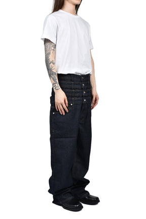 4 WAIST DENIM JEANS (EXCLUSIVE) / RAW IND